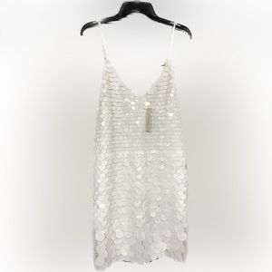 NWT Francesca’s Kris mini dress - white